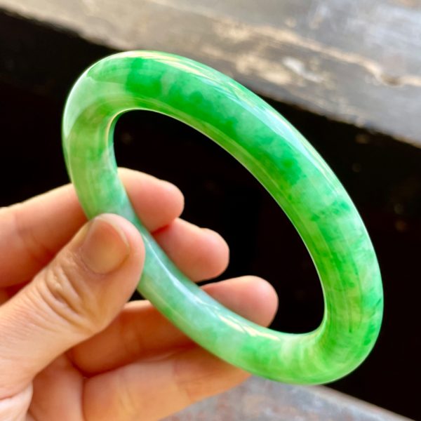 Icy Jade Round Bracelet (56.7mm)