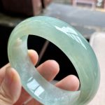 Icy Qingshui Jadeite Bracelet (56.1mm)