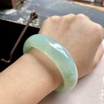 Icy Qingshui Jadeite Bracelet (56.1mm) - Image 2