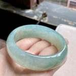 Icy Qingshui Jadeite Bracelet (56.1mm) - Image 3