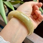 Yellow Jadeite Bracelet - Image 4